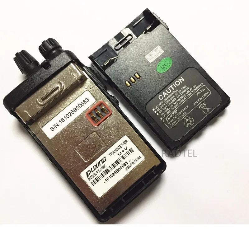 Двухдиапазонная портативная двухсторонняя радиостанция PUXING PX 888K 136 174 МГц и UHF 400