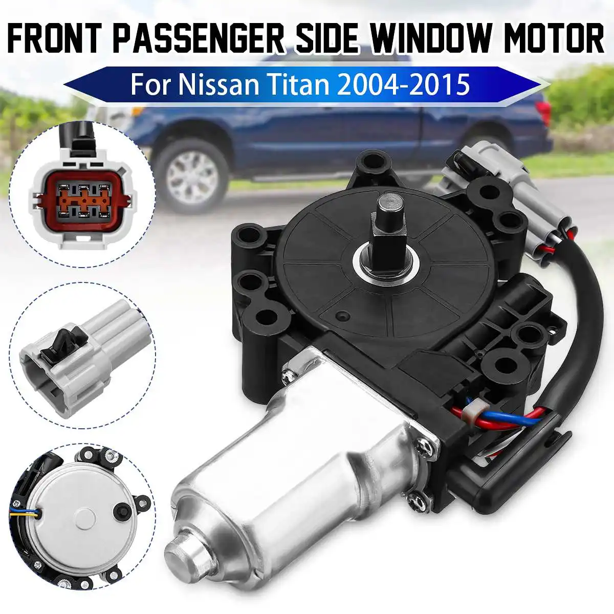 Car Front Left/Right Electric Lifter Window Motor Regulator 807309FJ0A For Nissan Armada/Titan 2004- For Infiniti QX56