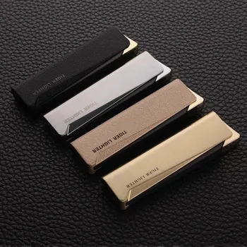 

Metal Lighters Portable Gas Lighter Creative Personality Windproof Lighter Blue Flame Refillable Butane Small Cigarett Lighter