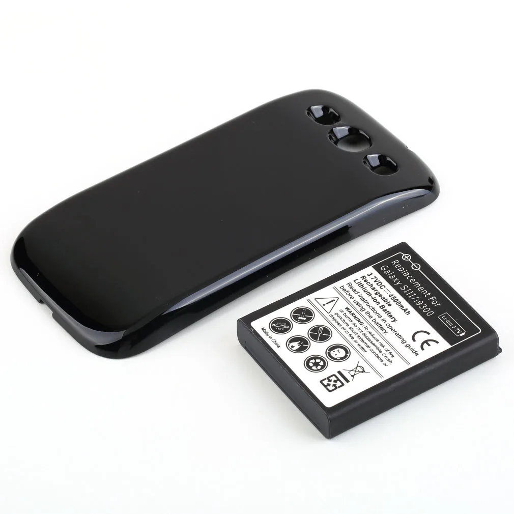 4500 мАч Расширенный аккумулятор + задняя крышка для samsung Galaxy S3 SIII i9300 |