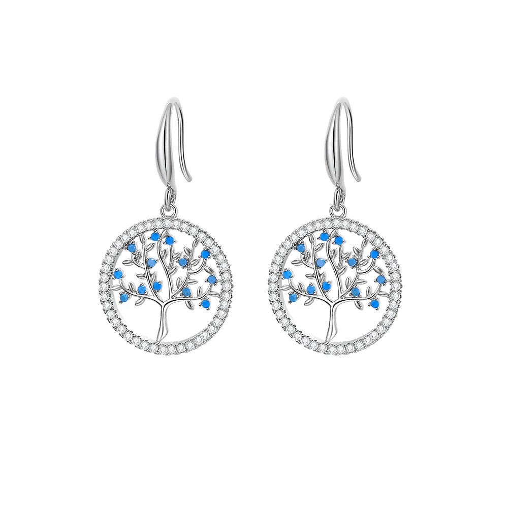 Женские серьги-подвески Древо жизни 3 цвета | Украшения и аксессуары