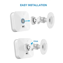 Настенный датчик безопасности металлический кронштейн камеры безопасности для внутреннего крепления Кронштейн 360 градусов вращение LHB99