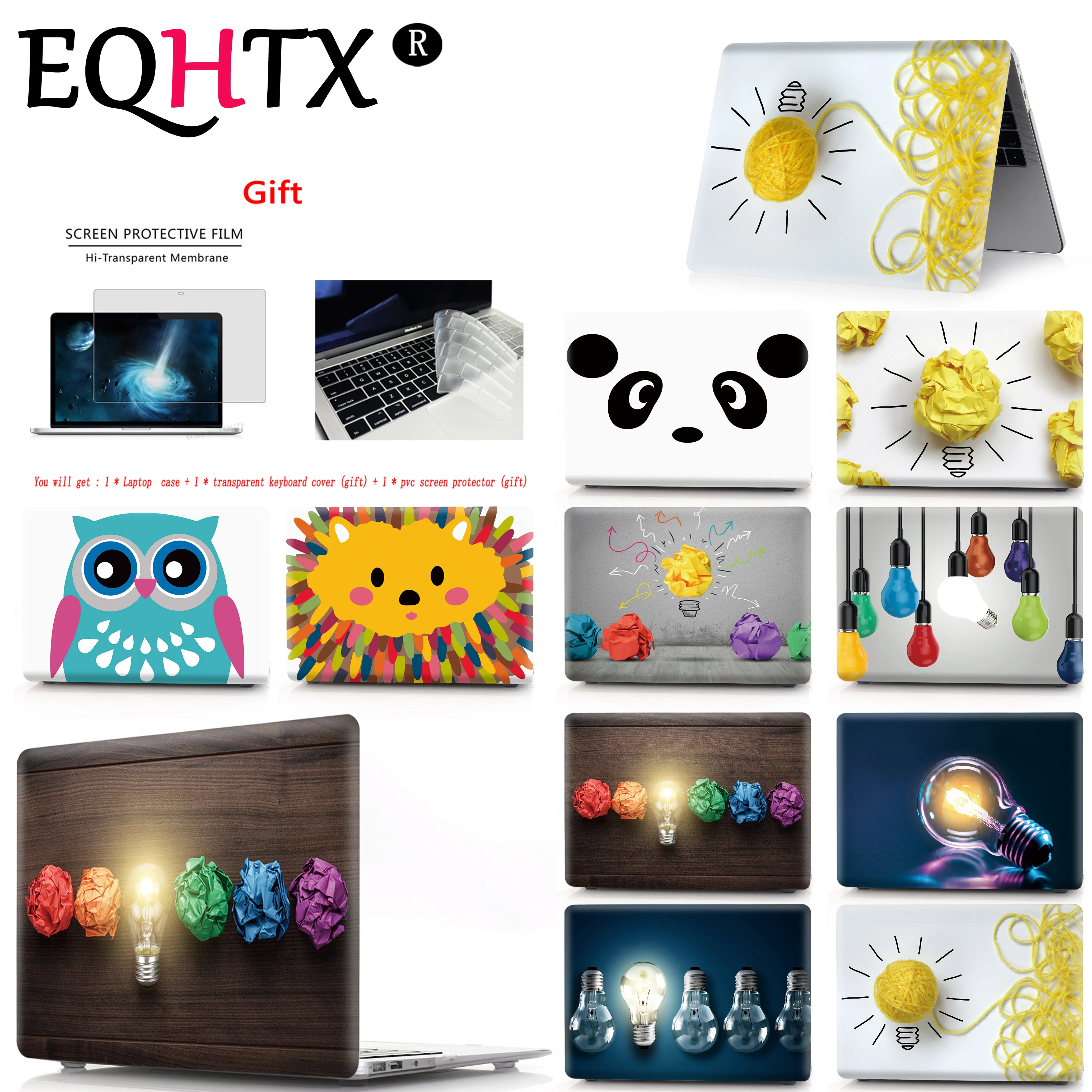 Для Mac book New Air Pro 13 15 чехол для ноутбука с сенсорной панелью для Mac Book Air Pro retina 11,6 12 13,3 15,4 дюймов лампа с жестким покрытием