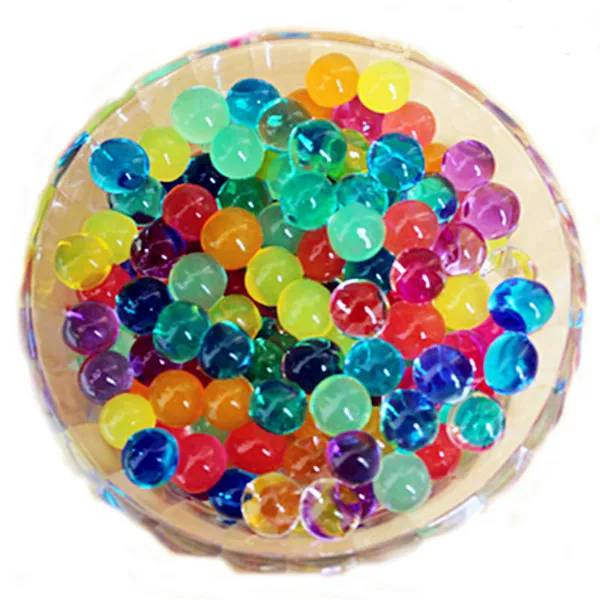 

1000 Pcs Multi Colors Crystal Soil Mud Grow Up Water Beads Cute Hydrogel Magic Gel Jelly Balls Orbiz Sea Babies For Vase Decor