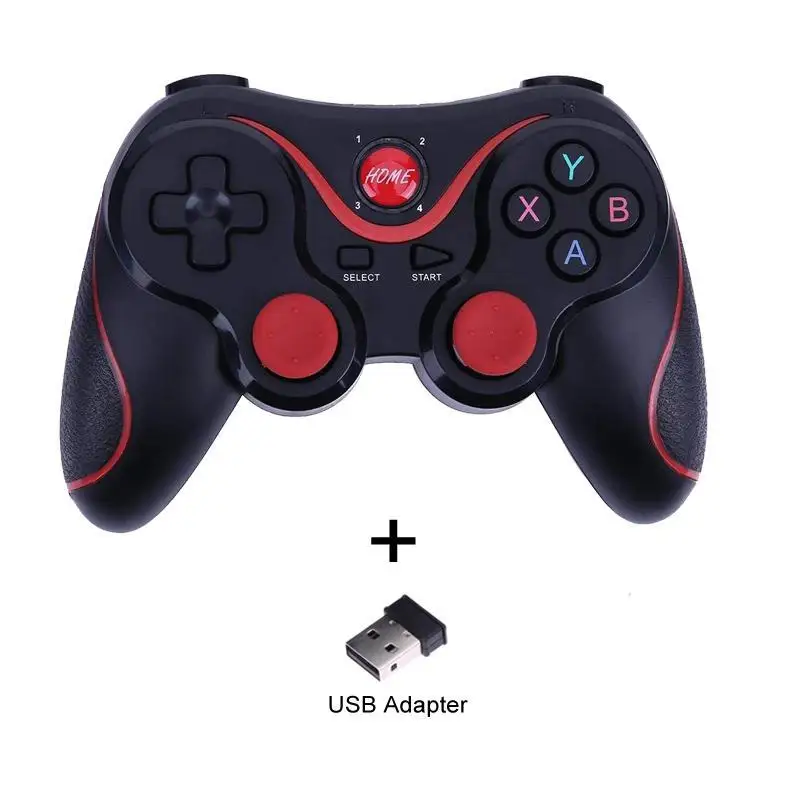 Беспроводной Bluetooth 3,0 игровой контроллер Terios T3/X3 для PS3/Android смартфонов планшетных ПК с tv Box держатель T3+ пульт дистанционного геймпада