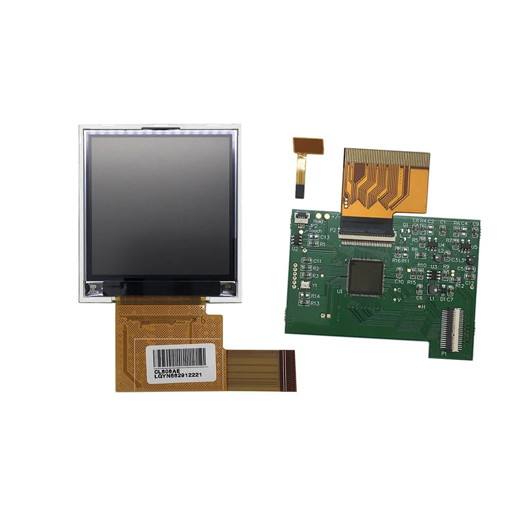 Baratos Reemplazo para GBC retroiluminación pantalla LCD Kits de modificación de Alta Luz para consola de GBC Nintend accesorios de juego de luz de pantalla LCD