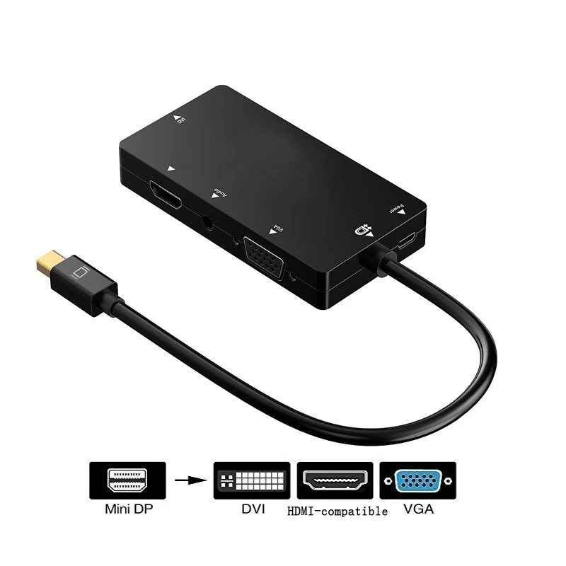 Adaptador Thunderbolt 2 Dock Mini DisplayPort a HDMI, multipuerto VGA