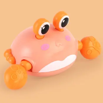 

Baby bathing playing in the water swimming Little crab clockwork winding animal bathroom playing with water children's toys