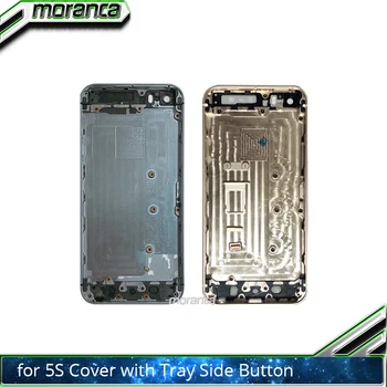 

10pcs Back Housing for iPhone 5s Cover Battery Door Middle Frame Chassis with Buttons Sim Tray Customized IMEI Repair Parts