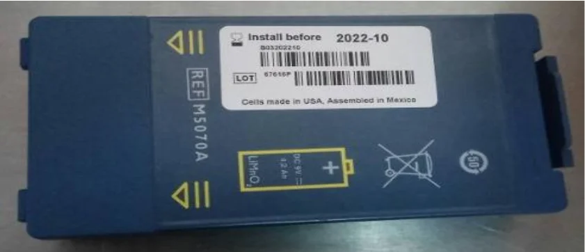 

Battery AED, P/N: M5070A (New,Original)