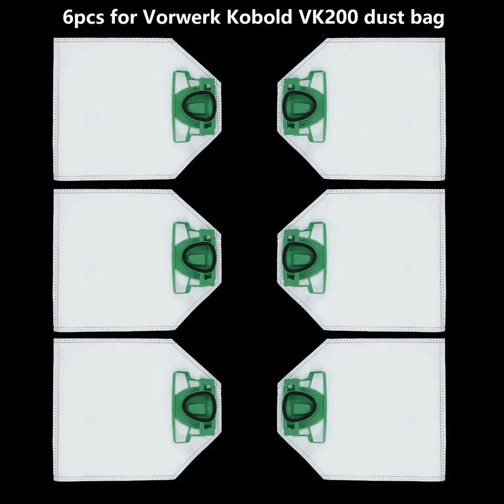 6 шт. для Vorwerk kobard VK200 пылезащитный мешок Удобный Легкий в использовании Прочный практичный для использования HG12549