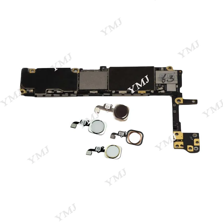 Заводская разблокированная материнская плата для iPhone 6S с сенсорным ID, оригинальная материнская плата для iPhone 6S с полными чипами, черный, белый, золотой, розовый