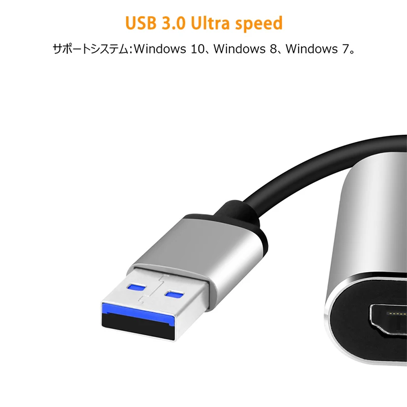 USB 3,0-HDMI VGA 1080P 2 в 1 концентратор конвертер для ноутбука HDTV проекторы мониторы HDMI синхронизация видео выход адаптер для Macbook