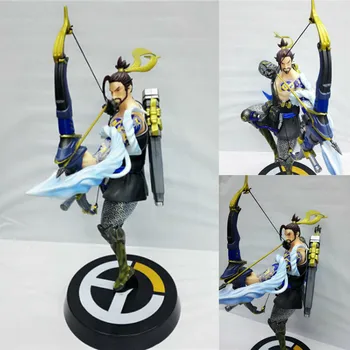 

Game Heroes Dragonstrike Archer Shimada Hanzo Archery Ver PVC Action Figure Sniper Kids Model Doll 28cm