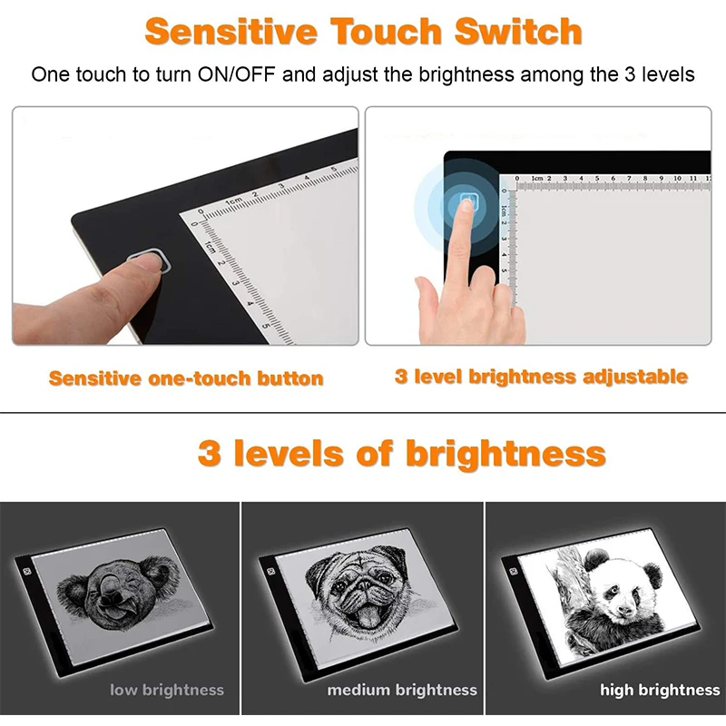 60cm * 40cm Elice A2 Drawing Tablet Led Digital Graphics Light Pad Box  Painting Tracing Panel Copy Board Led Light Pad - Digital Tablets -  AliExpress