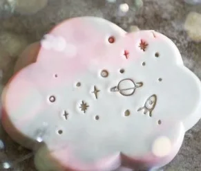 size 4cm Натуральное мыло ручной работы акриловое уплотнение Мини DIY натуральная Органическая стеклянная печать - Цвет: size 4cm