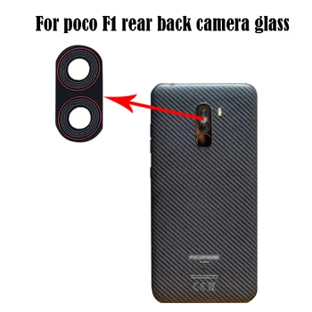 

Original Rear Back Camera Lens Glass Replacement for poco F1 rear back camera glass lens for Xiaomi Pocophone F1