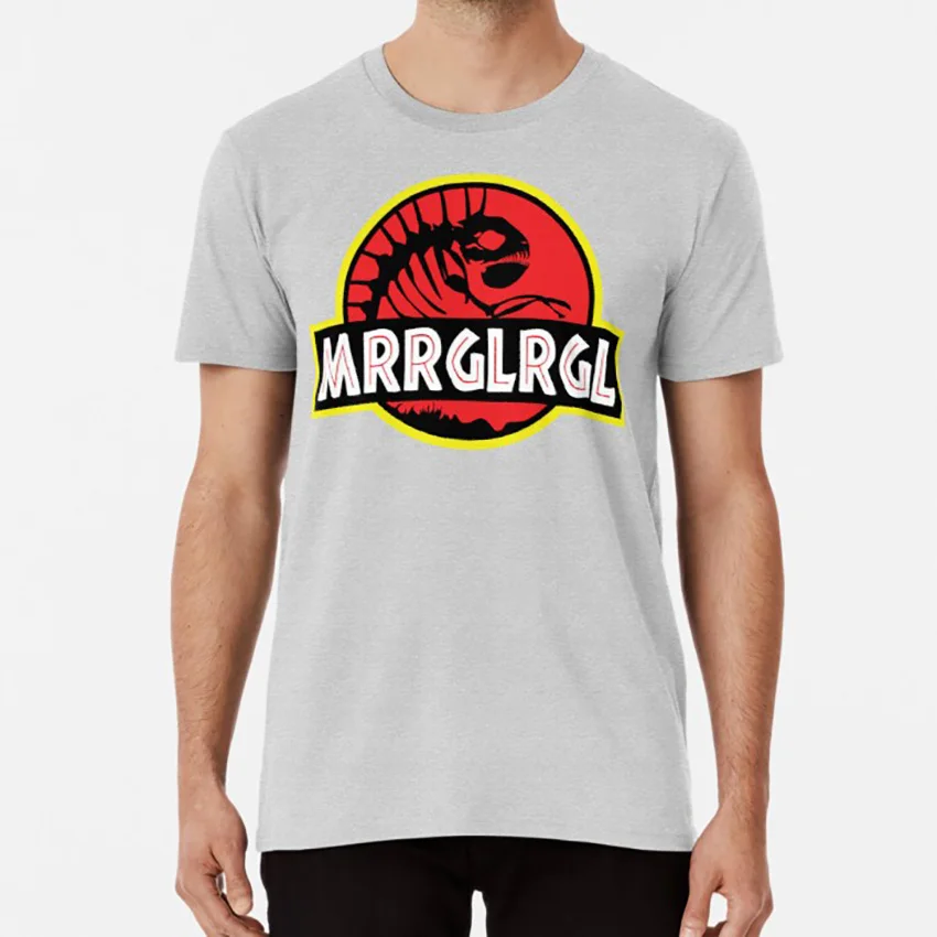 Серый Mrglrgl Park футболка murloc murlocs park mrgl world logo symbol wow - Цвет: Серый