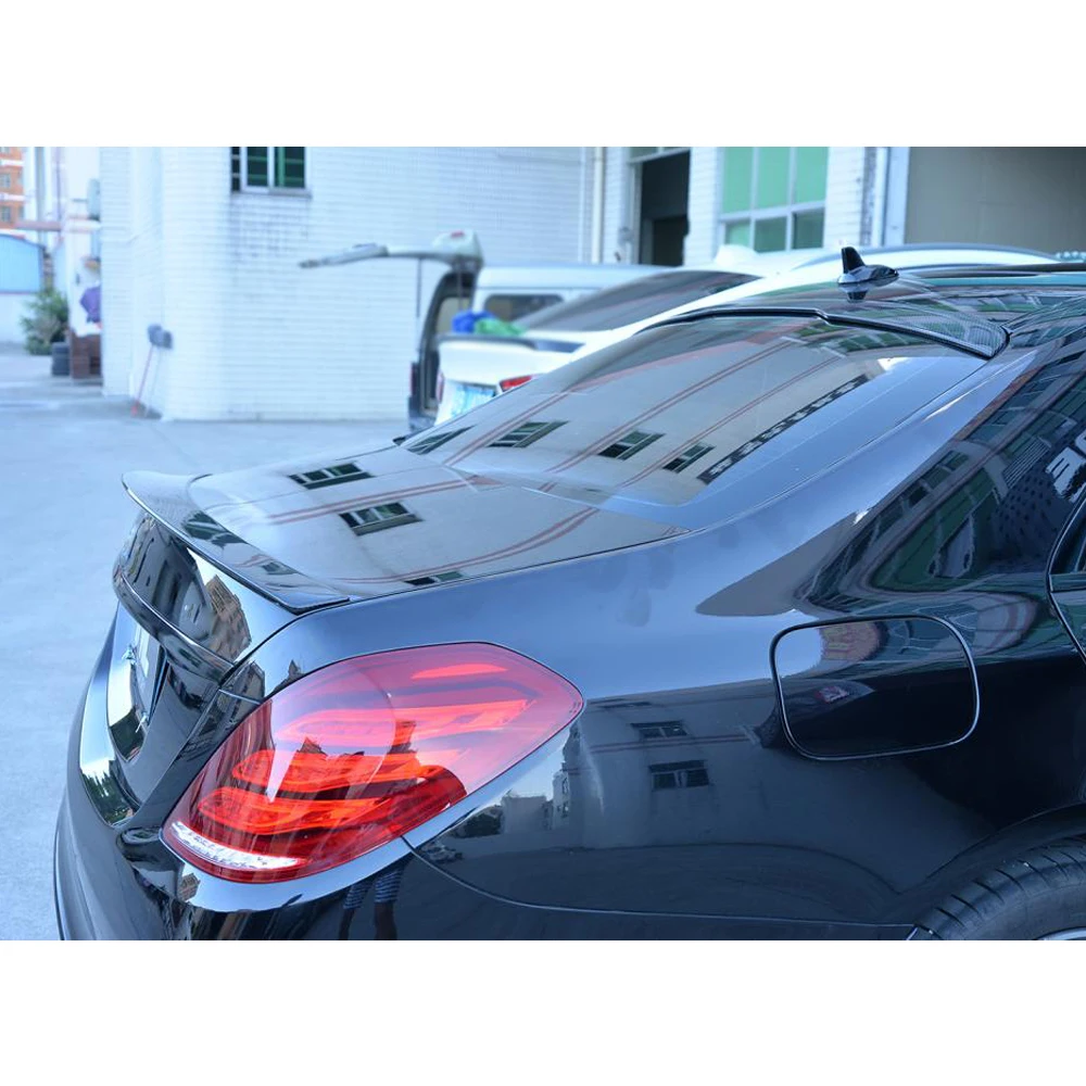 Для mecherdes Benz W222 S Class S400 S500 S600 S63 S65 AMG Sedan 4 двери 2014 2017 задний спойлер из углеродного