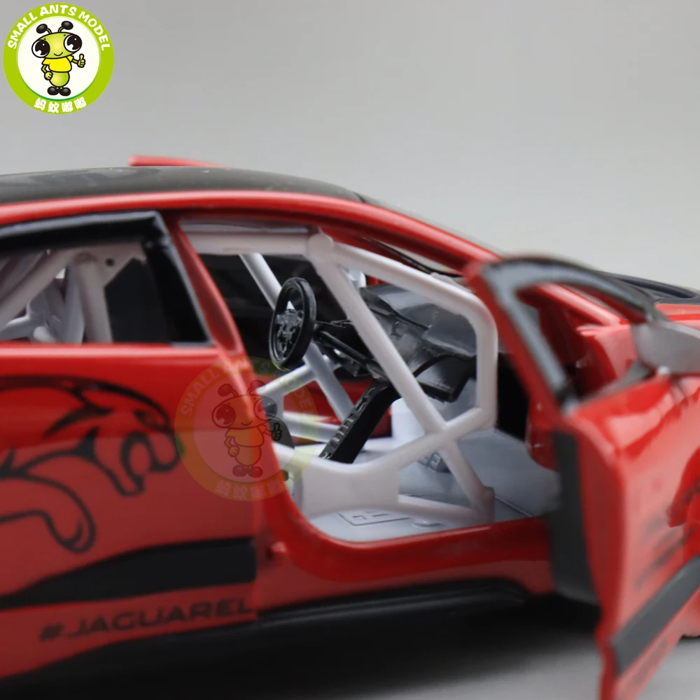 1/36 JACKIEKIM Jaguar I-PACE eTROPHY литой модельный автомобиль игрушки для детей откатные подарки для мальчиков и девочек