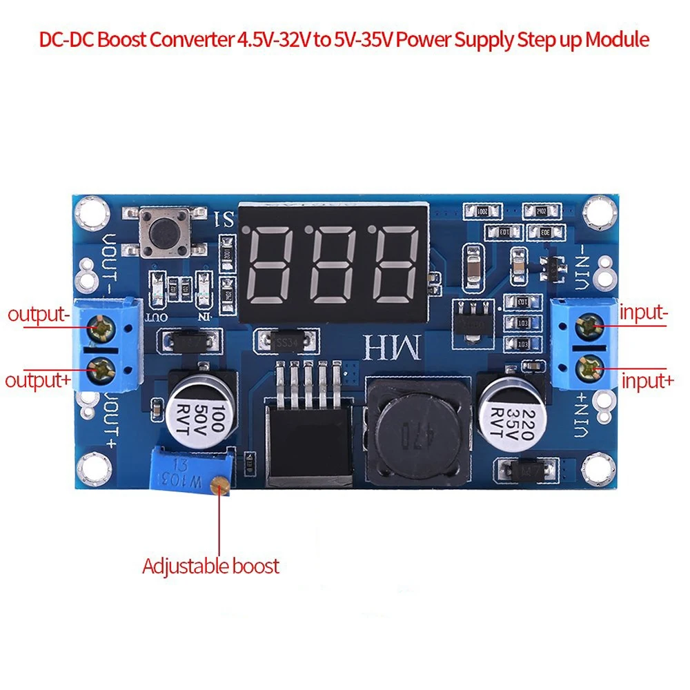 3A LM2596 DC литиевая батарея понижающая зарядная плата светодиодный преобразователь питания литиевое зарядное устройство понижающий модуль