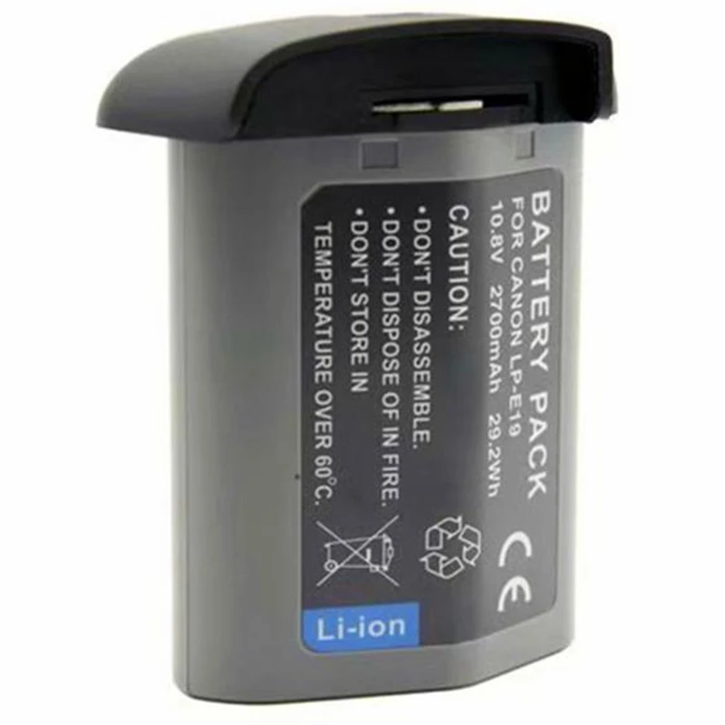 Литий Батарея для Canon-1Dx 1Dx Mark2 Mark3 Mark4 1Ds Slr Камера Lp-E19 литий Батарея пакет перезаряжаемый аккумулятор для камеры
