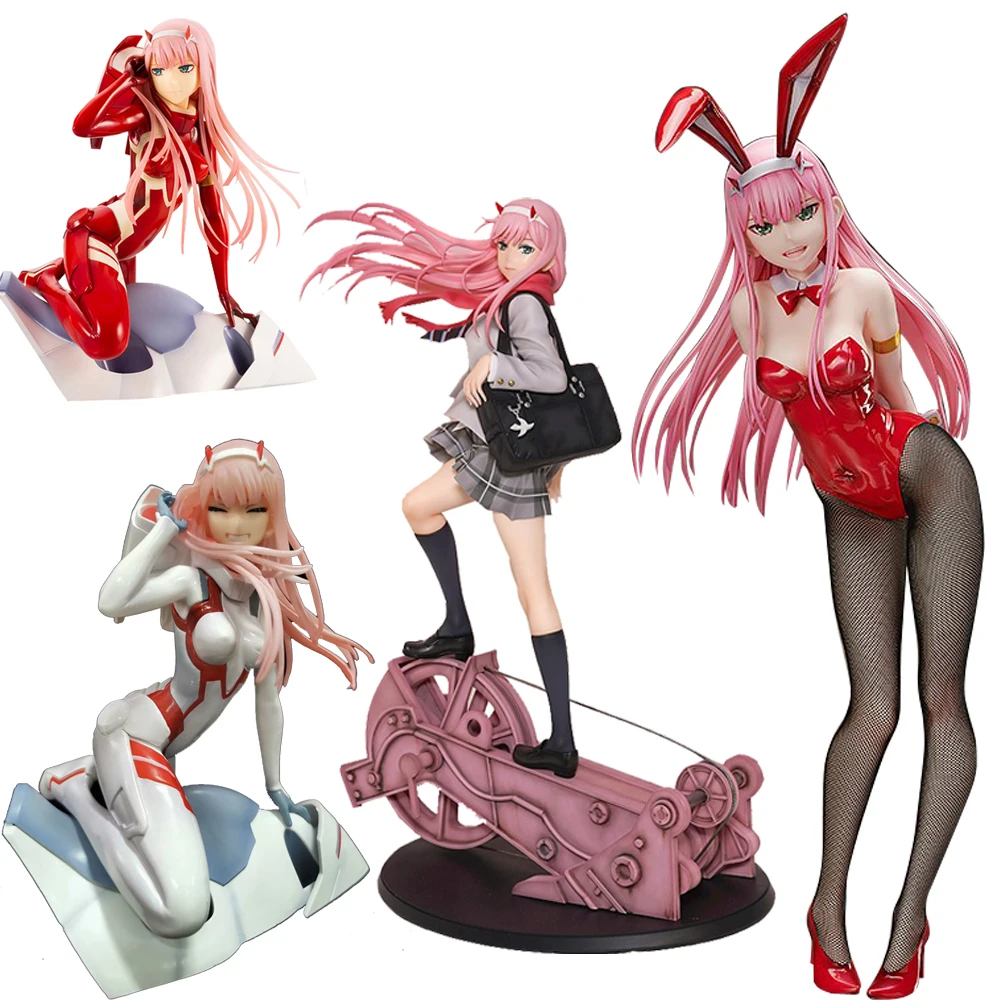 Фигурка Дарлинг во Фране Zero Two 02 красная одежда сексуальные девушки аниме ПВХ