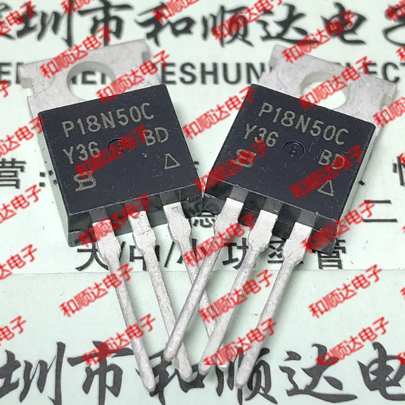 /5 предметов в лоте, P18N50C SIHP18N50C-220 500V 18A
