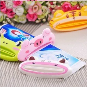 Toothpaste Dispenser Korean-style Creative Fashion Cartoon Manual Toothpaste Squeezer Lazy Cosmetics Cleansing Foam Squeezing Ma
