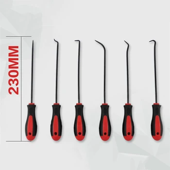 

6Pcs Car Automotive Extra Long Hook And Pick Set O-Ring Seal Remover Craft Tool