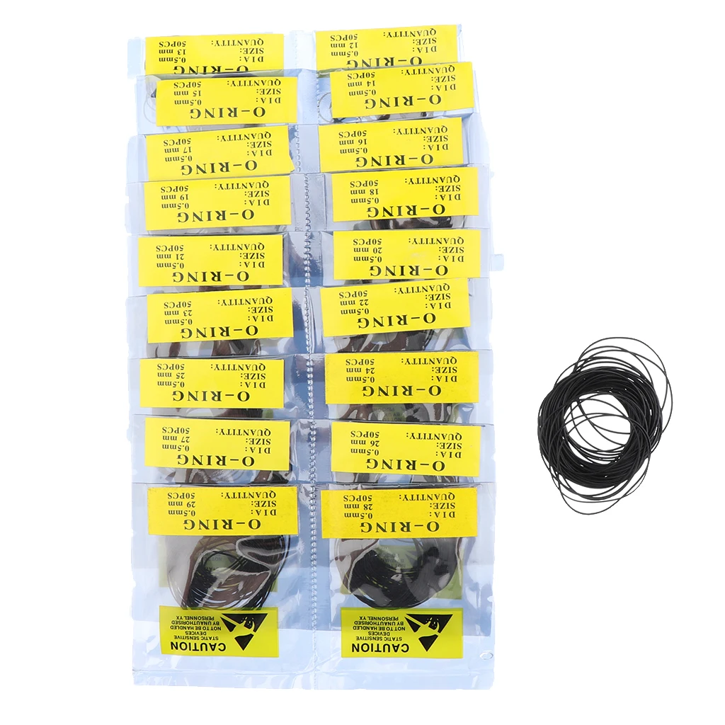 950 Pieces Wholesale Rubber Silicone Watch Gasket O-Ring Back Case Seals Assorted 19 Size 12mm-30mm Watch Repair Tools 