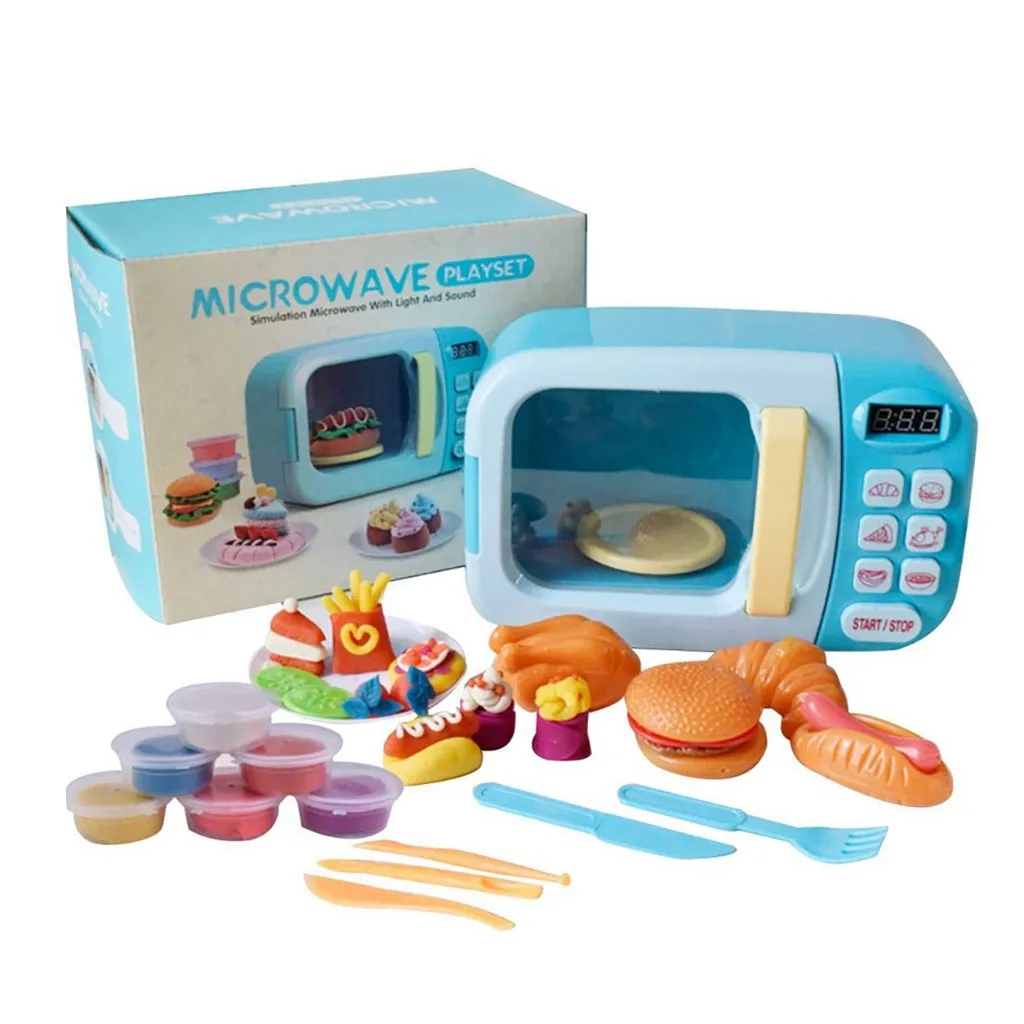 Детская игрушка для ролевых игр, электрическая бытовая техника, аналоговая микроволновая посуда, обучающая классическая игрушка M140