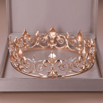 

Princess Queen Girl Women Bridal Bride Wedding Party Round Tiaras and Crown Hair Headwear Fashion Jewelry Accessories