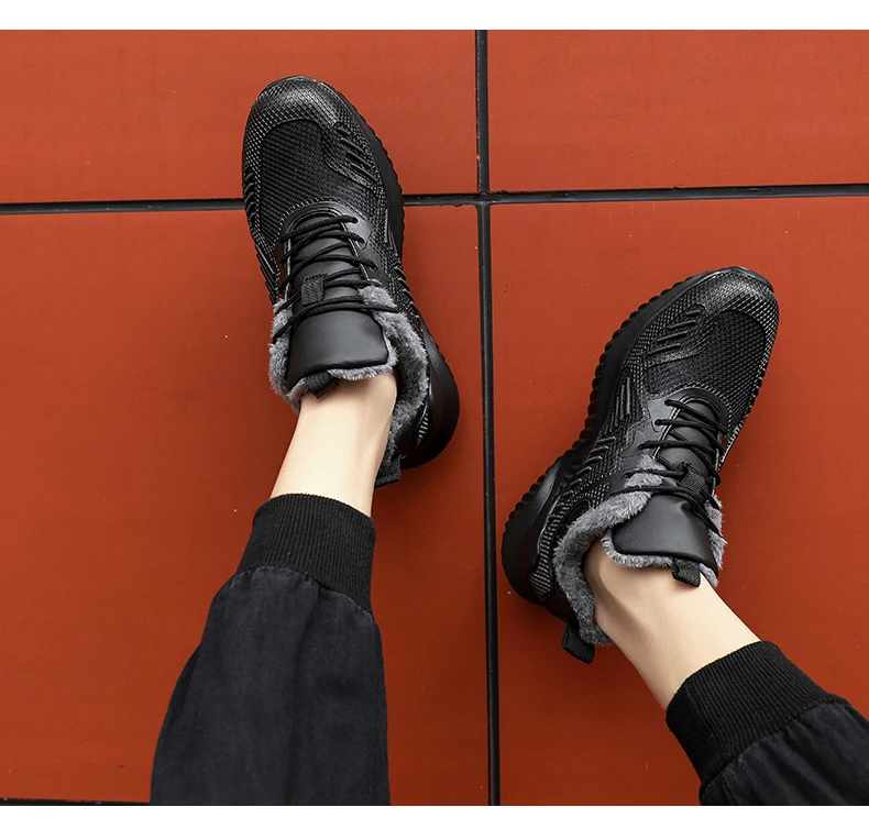 Зимние Для мужчин повседневная обувь кроссовки для ходьбы теплая обувь Для мужчин Tenis Zapatos; большие размеры 35-47, светильник мужские кроссовки дропшиппинг Мужская обувь; Новинка