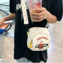 Стиль холщовая набивная сумка на одно плечо для женщин Мори серия улица Горячая от производителя торговля за рубежом Экспо