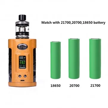 Оригинальный комплект Sigelei GW 257 Вт одна катушка питание от 21700/20700/18650 с F баком