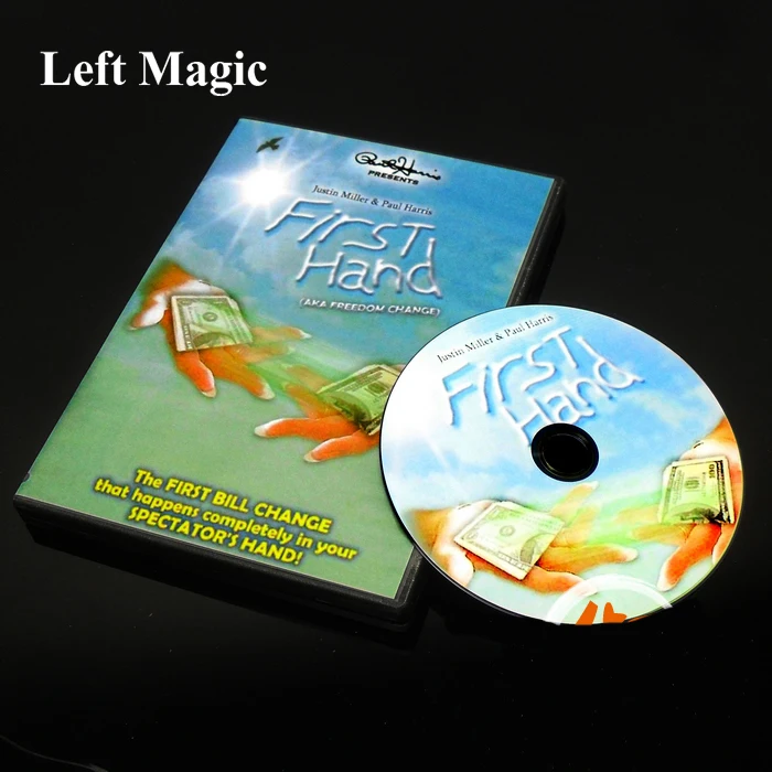 Paul Harris Presents First Hand (AKA Freedom Change) DVD And Gimmick Stage Close Up Magic Fire Props Comedy Accessories