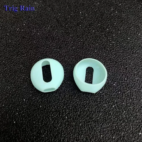Mint Green 2 шт./пара амбушюры для Airpods Беспроводной Bluetooth для iphone 7 7plus наушники силиконовые вкладыши Шапки наушники чехол подушечки вкладышей - Цвет: Mint Green