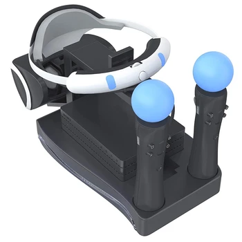 

For PS4 PS Move VR Charging Storage Stand PSVR Headset CUH-ZVR2 2th Bracket For PS VR Move Showcase