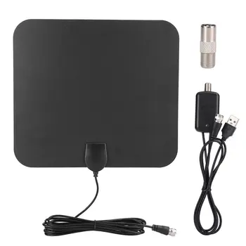 

TY28D American HDTV Indoor Digital Home TV Television Antenna ATSC HDMI Cable with Signal Amplifier TV Antenna