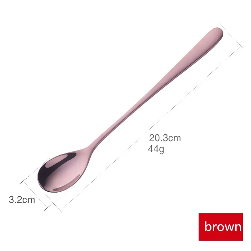 Cucchiaini Da Bar Lunghi 30 Cm Cucchiaini Da Cocktail In Acciaio Inox – Set Da 4 Colori, Manico Lungo A Spirale, Per Mescolare Bevande Professionali Acciaio Inox 304