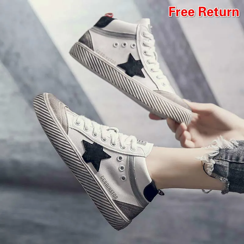 Paraiso/женские кроссовки с высоким берцем итальянские теннисные классические