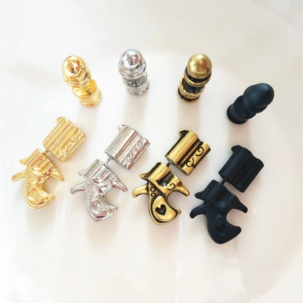 1 пара креативные Винтажные серьги пули в стиле панк модные ювелирные украшения