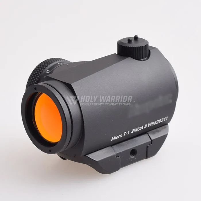 HolyWrrior AlmpoInt Tactical Dot Sight Mini 1X24 T1 Rifescope Sight Illuminated Sniper Red Green Dot Sight With Quick Release