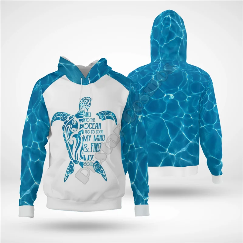 Love Dolphin 3D Hoodies Printed Pullover Men For Women Funny Sweatshirts Fashion Animal Sweater Drop Shipping 02