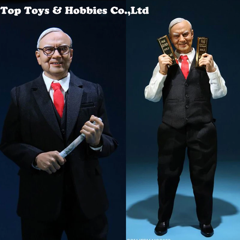 

Full set action figure In Stock MCC022 1/6 Scale Collectible Male Action Figure Financial Tycoon Buffett Collection Doll Model