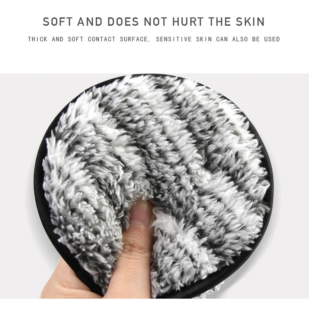 MAANGE Hot Makeup Remover towel Face Cleansing Cloth Pads Plush puff Fashion lazy double-sided microfiber makeup remover