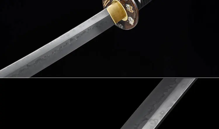 Home Decoration T10 clay burned edge Japan Katana Sword Handmade Alloy fittings Plum scabbard Beautiful samurai sword Combat pr