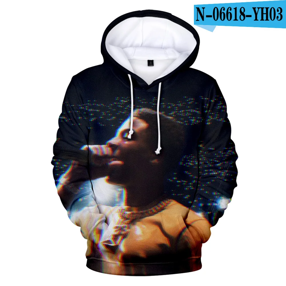 3D Новинка, толстовки с 3D изображением рэпера YoungBoy Never Broke agne, Мужская/женская уличная одежда, модные теплые толстовки на осень/зиму, топы - Цвет: 3D