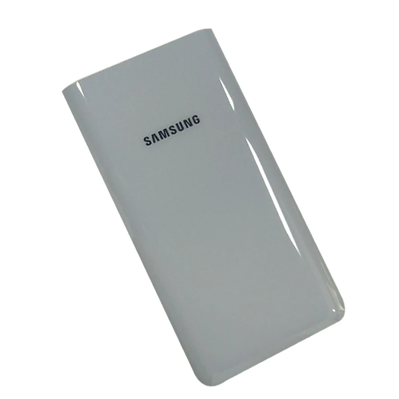 Samsung Galaxy A80 A 80 Задняя крышка батареи стеклянная дверь задняя крышка корпуса Замена чехол для samsung Galaxy A80 A805 SM-A8050 - Цвет: White